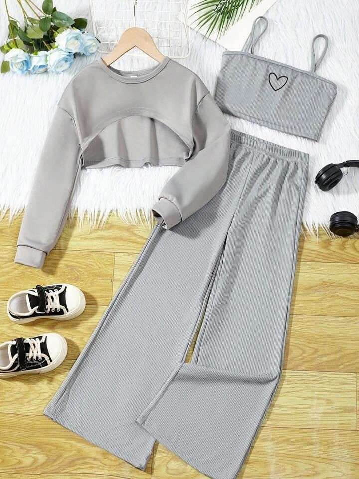 Beige Muse 3-Piece Co-Ord Lounge Set